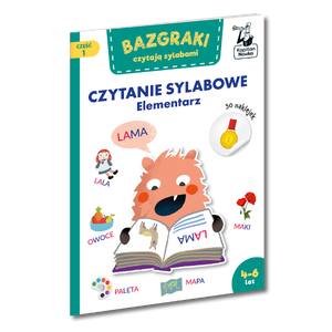 Bazgraki czytają sylabami. Czytanie sylabowe. Elementarz